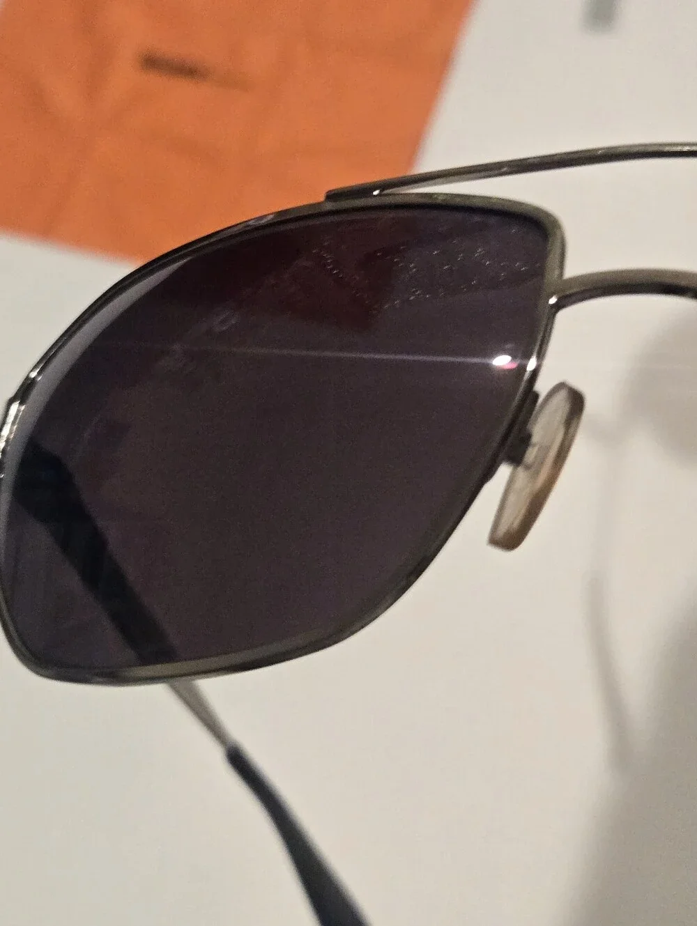 040105 Leon Silg STUSSY: GLASSES with Cloth And Case VINTAGE Y2K